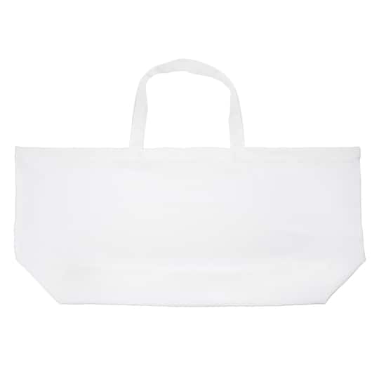 12 Pack: 22" Unfinished Sublimation Tote by Make Market®